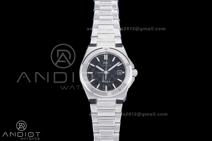 V7 Factory IWC Ingenieur IW328901 Black V2 Dial On SS Automatic A2892