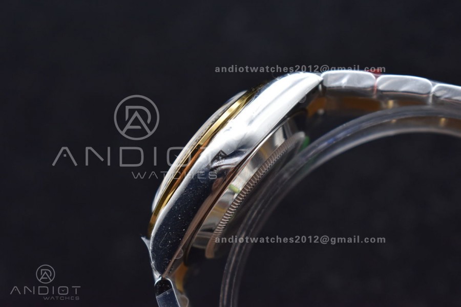 Daytona SS/YG TWF YG Bezel Black Dial on SS/YG Bracelet A7750