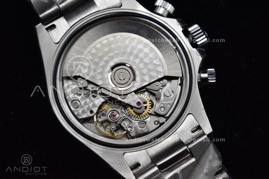 Daytona SS TWF SS Bezel Gray/Black Dial on SS Bracelet A7750