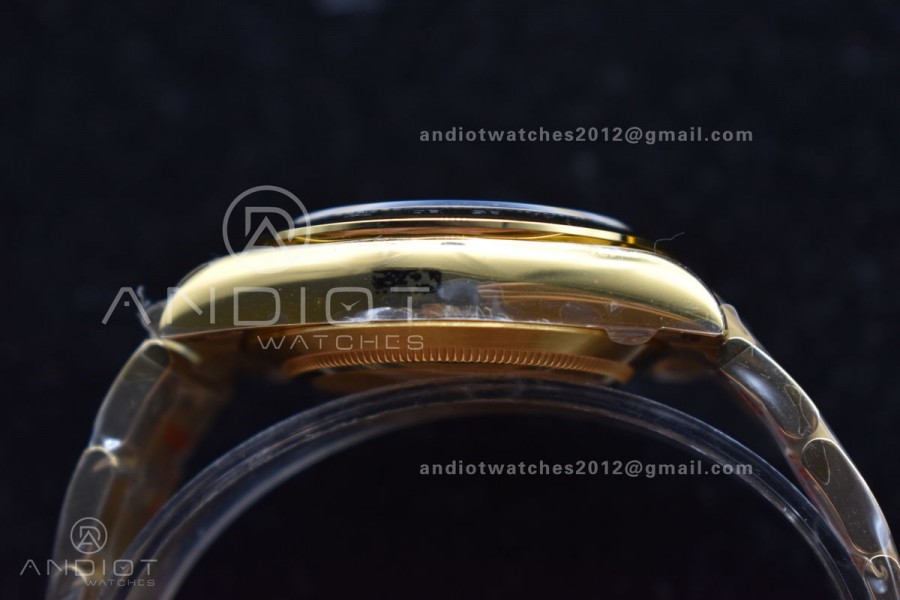 Daytona YG TWF YG Bezle Green Dial on YG Brcelet A7750