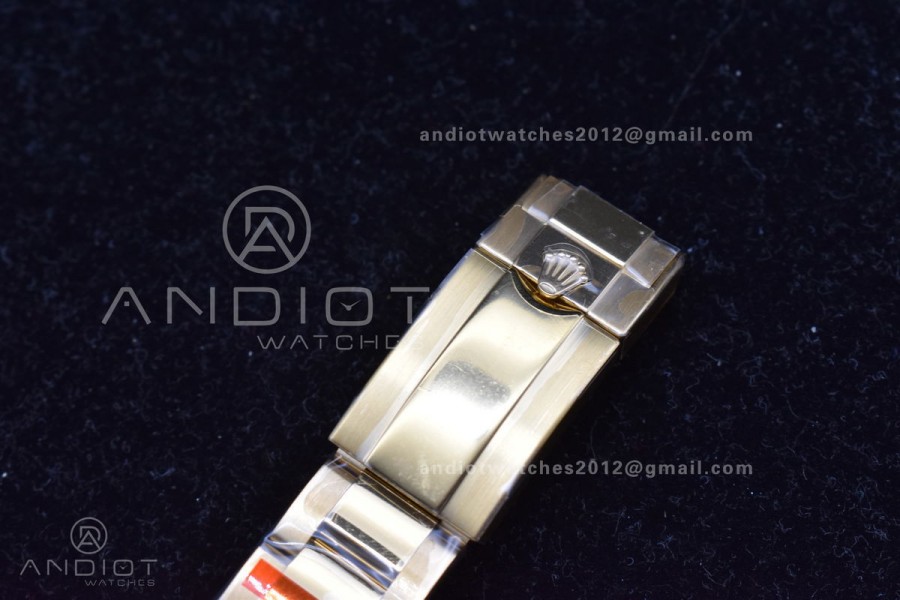 Daytona YG TWF YG Bezle Green Dial on YG Brcelet A7750