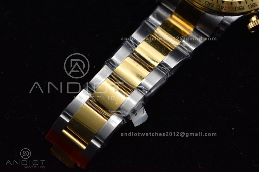 Daytona SS/YG TWF YG Bezel White Dial on SS/YG Bracelet A7750