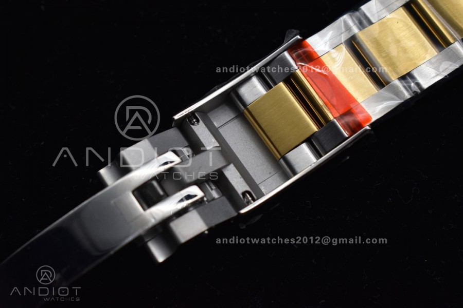 Daytona SS/YG TWF YG Bezel White Dial on SS/YG Bracelet A7750