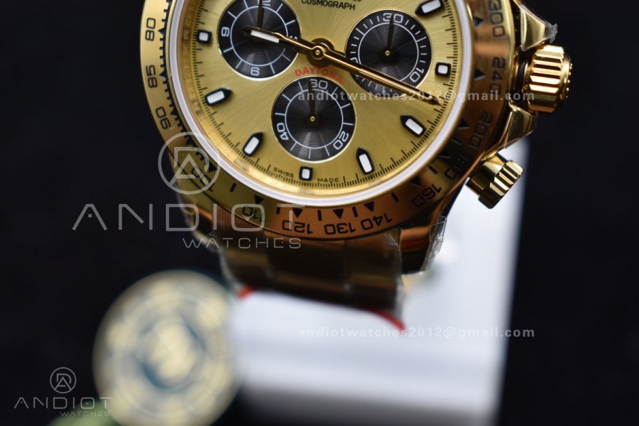 Daytona YG TWF YG Bezle YG/Black Dial on YG Brcelet A7750