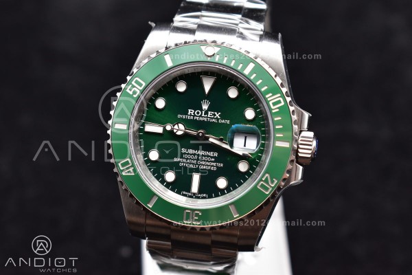 Submariner 116610 LV Green Ceramic C+F 904L 1:1 Be...