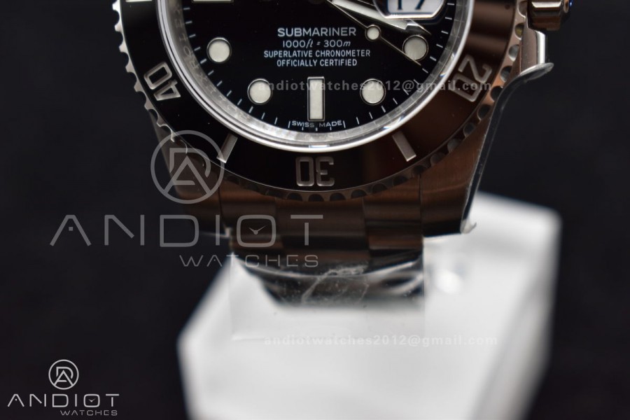 Submariner 116610 LN Black Ceramic C+F 904L 1:1 Best Edition On SS Bracelet VR3135