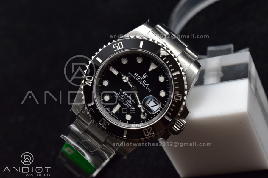 Submariner 116610 LN Black Ceramic C+F 904L 1:1 Best Edition On SS Bracelet VR3135