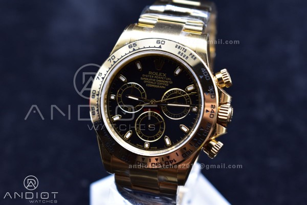 Daytona 116505 Clean 1:1 Best Edition Black Dial o...