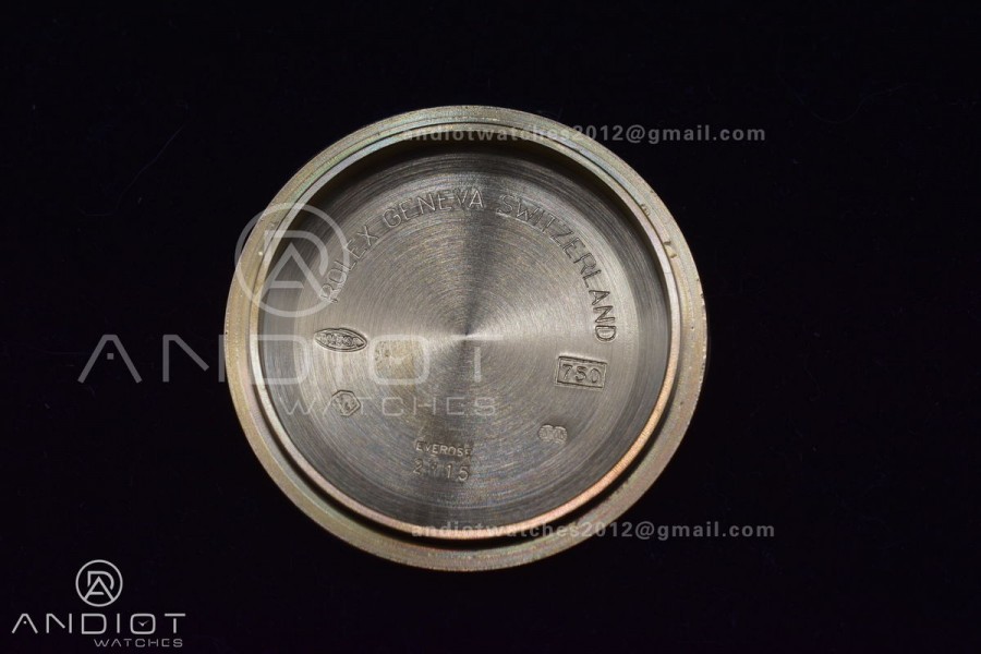 Daytona 116519 Clean 1:1 Best Edition 904L SS Case Gold/Black Dial On Rubber Strap SA4130 V2
