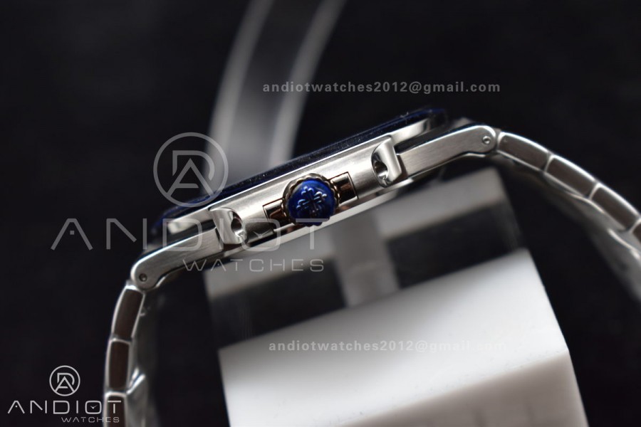 Nautilus 5711/1A 3KF 1:1 Best Edition Green Textured Dial On SS Bracelet A324 Super Clone V2