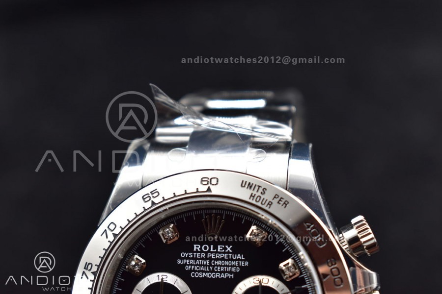 Daytona 116509 BTF 1:1 Best Edition 904L SS Case And Bracelet Black Dial SA4130