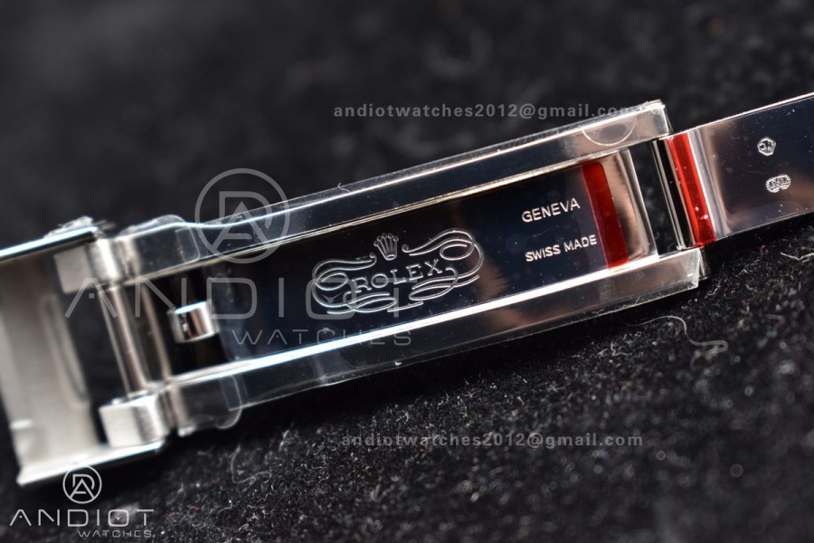Daytona 116519 Clean 1:1 Best Edition 904L SS Case Silver/Black Dial on Rubber Strap SA4130 V2