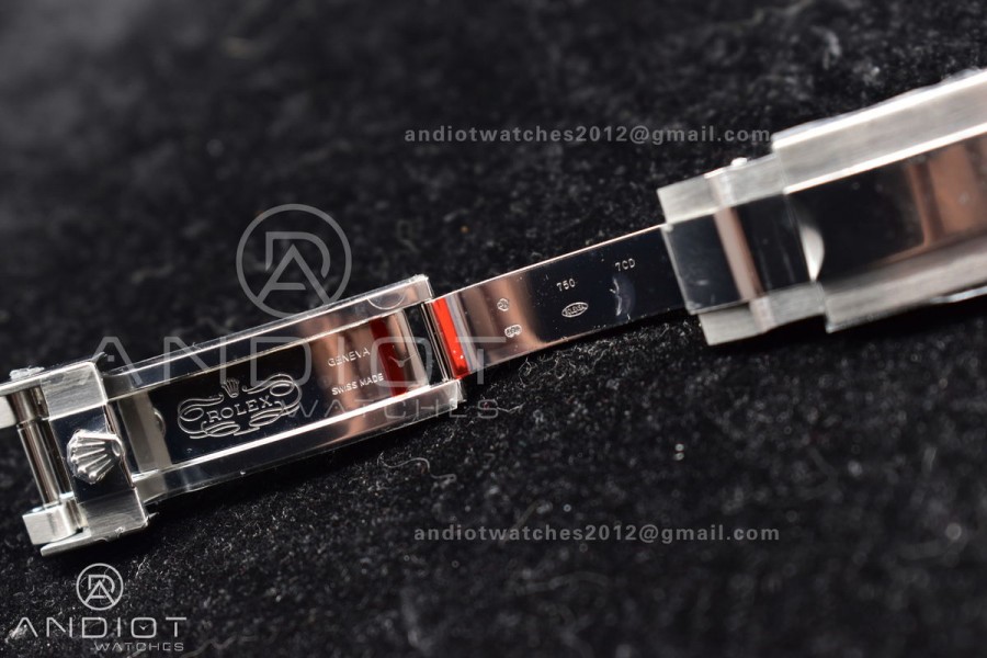 Daytona 116519 Clean 1:1 Best Edition 904L SS Case Silver/Black Dial on Rubber Strap SA4130 V2