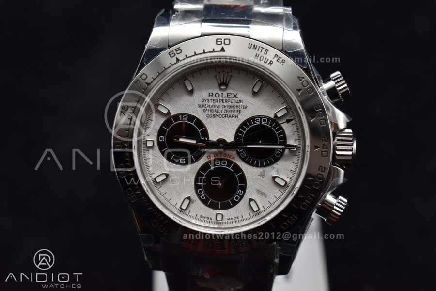 Daytona 116509 QF 1:1 Best Edition Meteorite Dial on SS Bracelet SA4130 V2