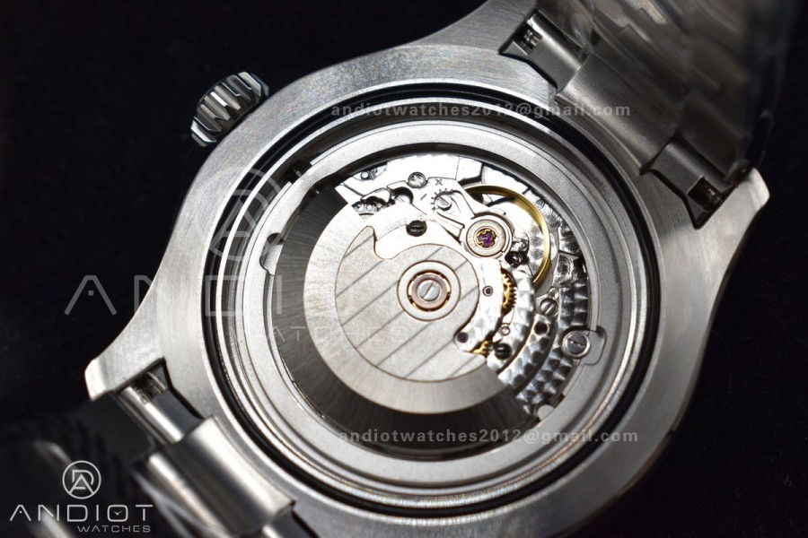 SuperOcean Automatic 44 TF 1:1 Best Edition Black/White Dial on SS Bracelet A2824