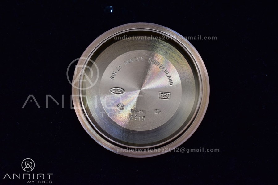 DayDate 40 RG TWF 316L Steel Meteorite Dial Crystal Markers on President Bracelet A2836 