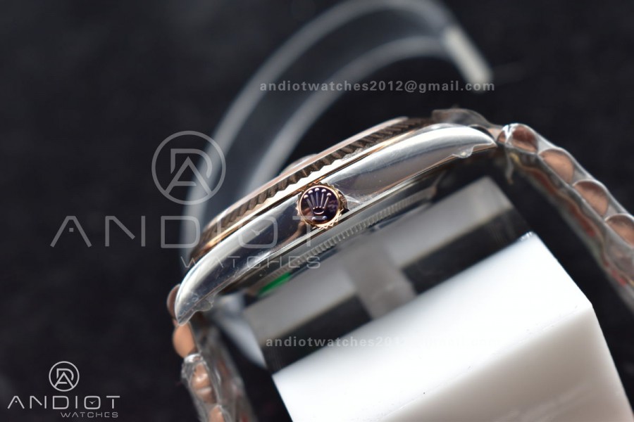 DateJust 41 126331 VSF 1:1 Best Edition 904L Steel Rose Gold Dial On SS/RG Jubilee Bracelet VS3235