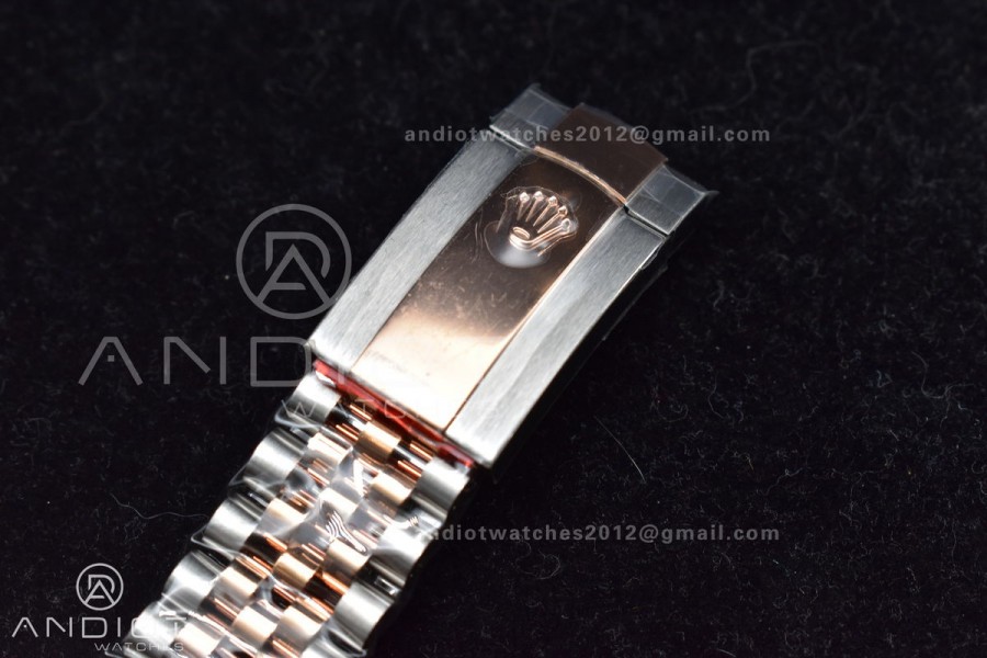 DateJust 41 126331 VSF 1:1 Best Edition 904L Steel Rose Gold Dial On SS/RG Jubilee Bracelet VS3235