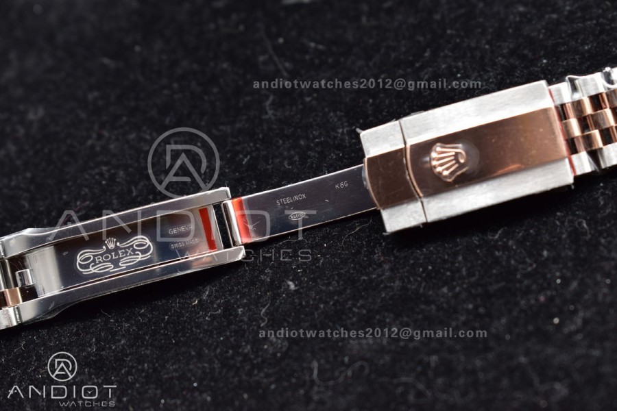 DateJust 41 126331 VSF 1:1 Best Edition 904L Steel Rose Gold Dial On SS/RG Jubilee Bracelet VS3235