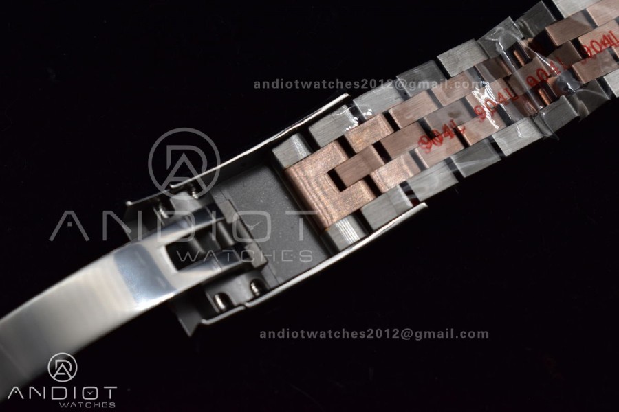DateJust 41 126331 VSF 1:1 Best Edition 904L Steel Rose Gold Dial On SS/RG Jubilee Bracelet VS3235