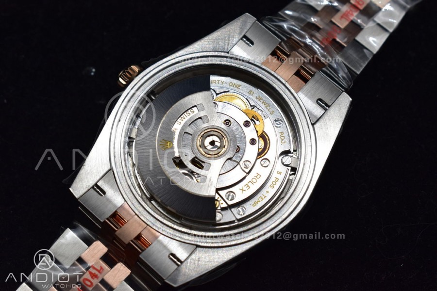 DateJust 41 126331 VSF 1:1 Best Edition 904L Steel Rose Gold Dial On SS/RG Jubilee Bracelet VS3235