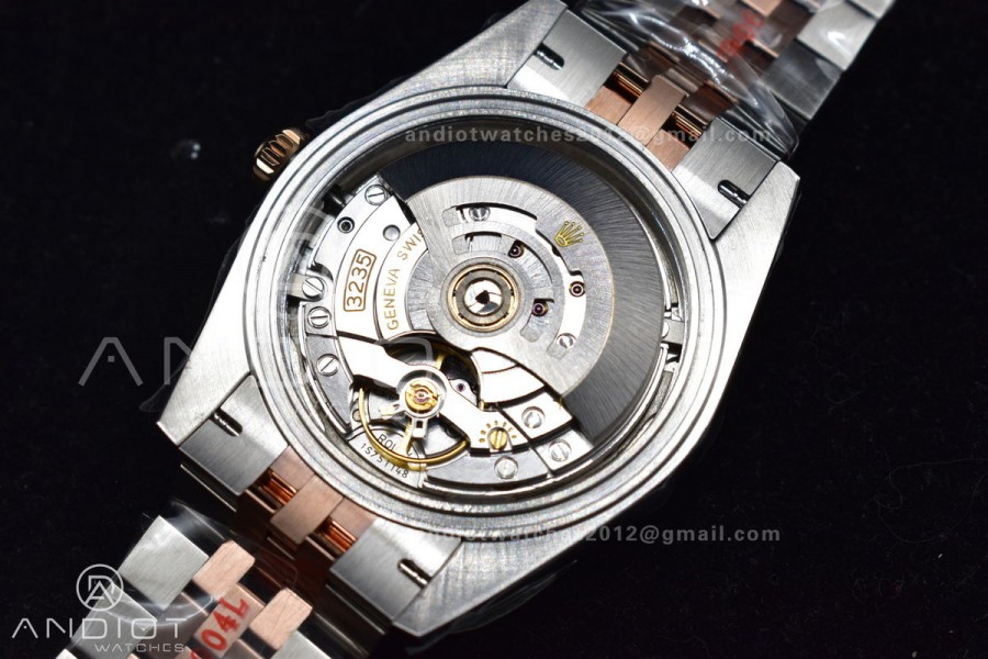 DateJust 41 126331 VSF 1:1 Best Edition 904L Steel Rose Gold Dial On SS/RG Jubilee Bracelet VS3235