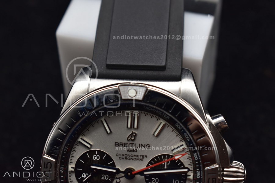 Navitimer B01 Chrono 43mm 1:1 Best Version SS/LE L-Silver/Blk BLS A7750