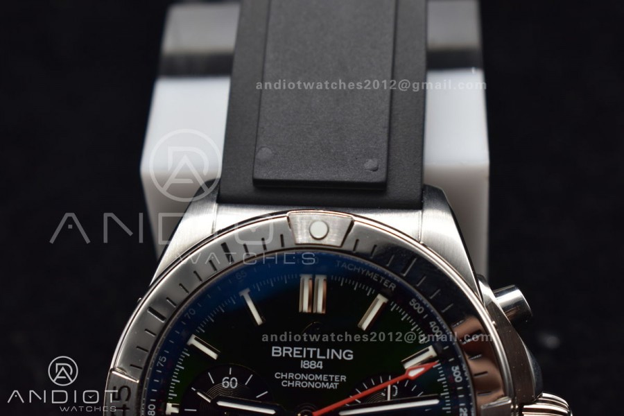 Navitimer B01 Chrono 43mm 1:1 Best Version SS/LE L-Green/Blk BLS A7750