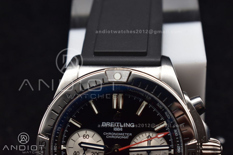 Navitimer B01 Chrono 43mm 1:1 Best Version SS/LE L-Black/Wht BLS A7750