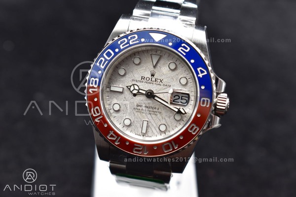 Rolex GMT II 126719 Pepsi 904L SS/SS C+F VR3285 CH...
