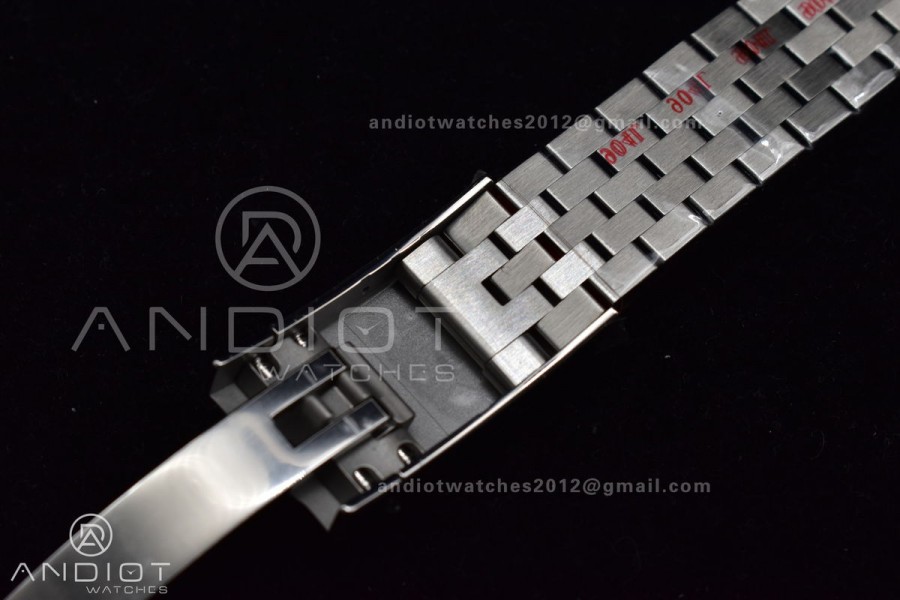 DateJust 41 SS 126334 Clean 1:1 Best Edition 904L Steel Grey Diamonds Dial On Jubilee Bracelet VR3235