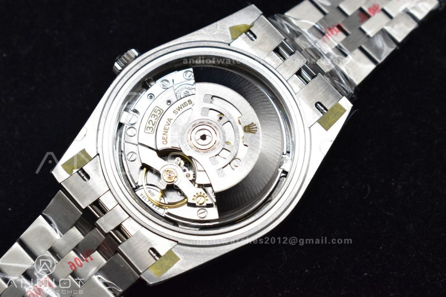 DateJust 41 SS 126334 Clean 1:1 Best Edition 904L Steel Black Diamonds Dial on Jubilee Bracelet VR3235