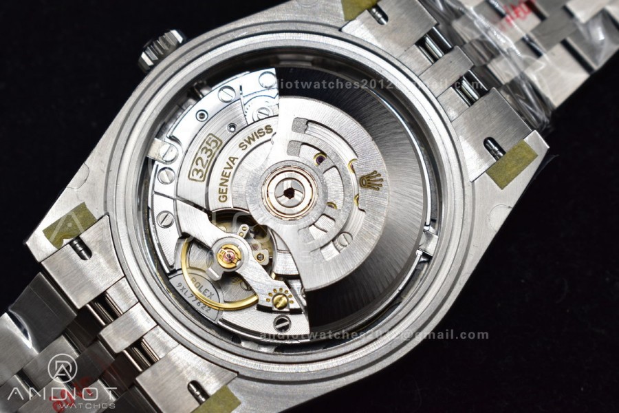 DateJust 41 SS 126334 Clean 1:1 Best Edition 904L Steel Black Diamonds Dial on Jubilee Bracelet VR3235