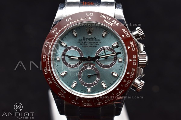 Daytona 116506 QF 1:1 Best Edition Ice Blue Dial L...