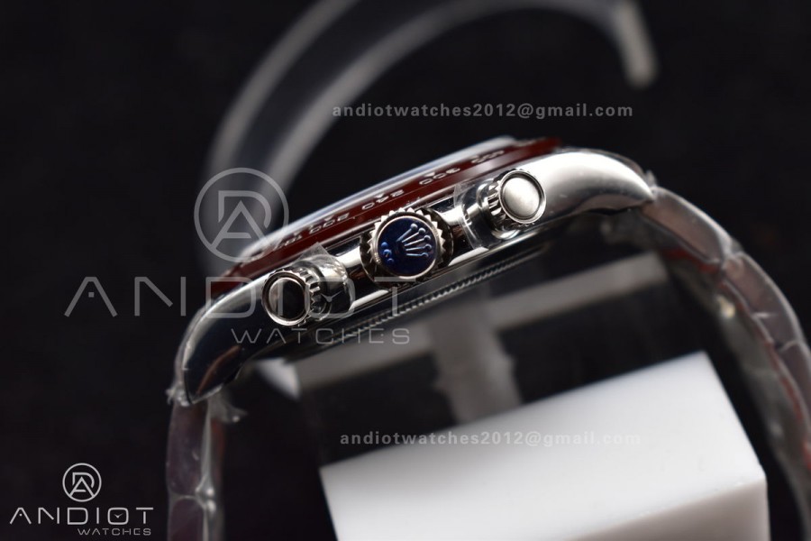 Daytona 116506 QF 1:1 Best Edition Ice Blue Dial Lume Markers on SS Bracelet SH4130 V3 (Gain Weight)