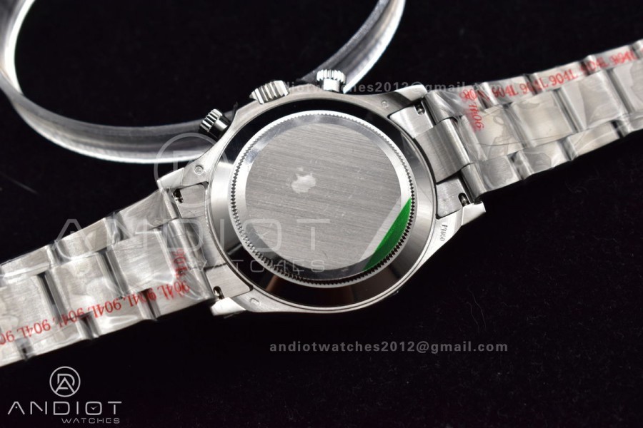 Daytona 116506 QF 1:1 Best Edition Ice Blue Dial Lume Markers on SS Bracelet SH4130 V3 (Gain Weight)