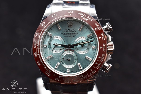 Daytona 116506 QF 1:1 Best Edition Ice Blue Dial C...