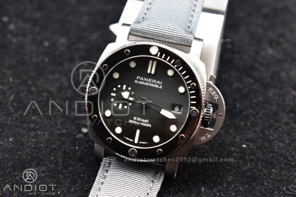 PAM1288 Y SBF 1:1 Best Edition Gray Dial on Gray N...