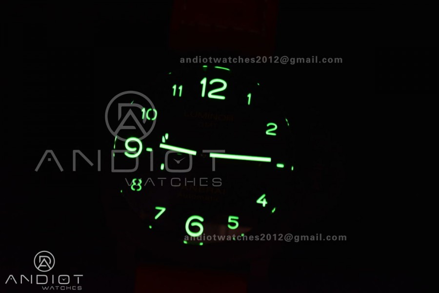 PAM441 O Real Ceramic SBF 1:1 Best Edition on Brown Asso Strap P.9001 Super Clone