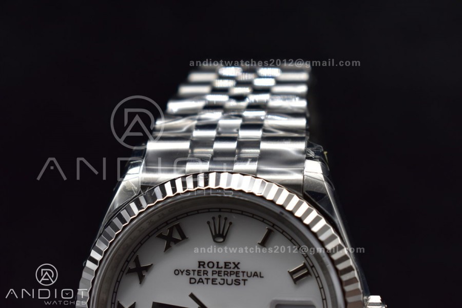 DateJust 36 126234 904L SS VSF 1:1 Best Edition White Dial Roman Markers on Jubilee Bracelet VS3235
