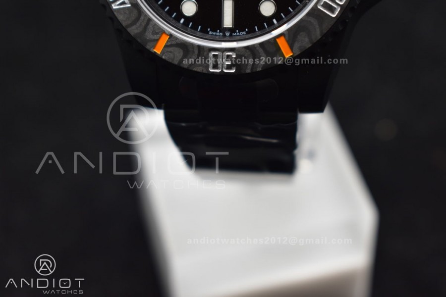 Submariner DIW DLC VSF 1:1 Best Edition Black/Orange Dial on DLC Bracelet VS3135