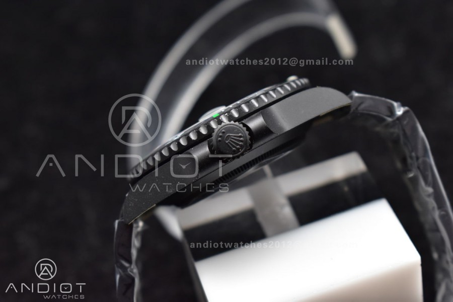 Submariner DIW "Parakeet" DLC VSF 1:1 Best Edition Black/Green Dial on DLC Bracelet VS3135