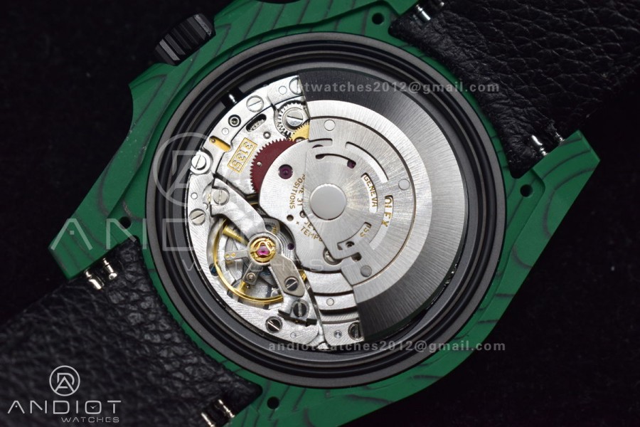 Submariner DIW Green Carbon VSF 1:1 Best Edition Black Dial on Black Nylon Strap VS3135
