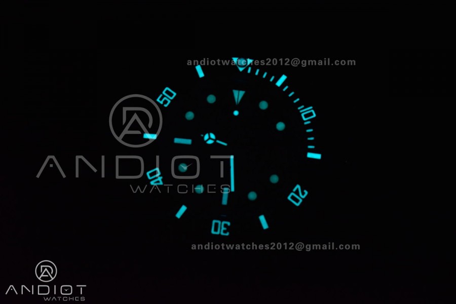 Submariner DIW Green Carbon VSF 1:1 Best Edition Black Dial on Black Nylon Strap VS3135