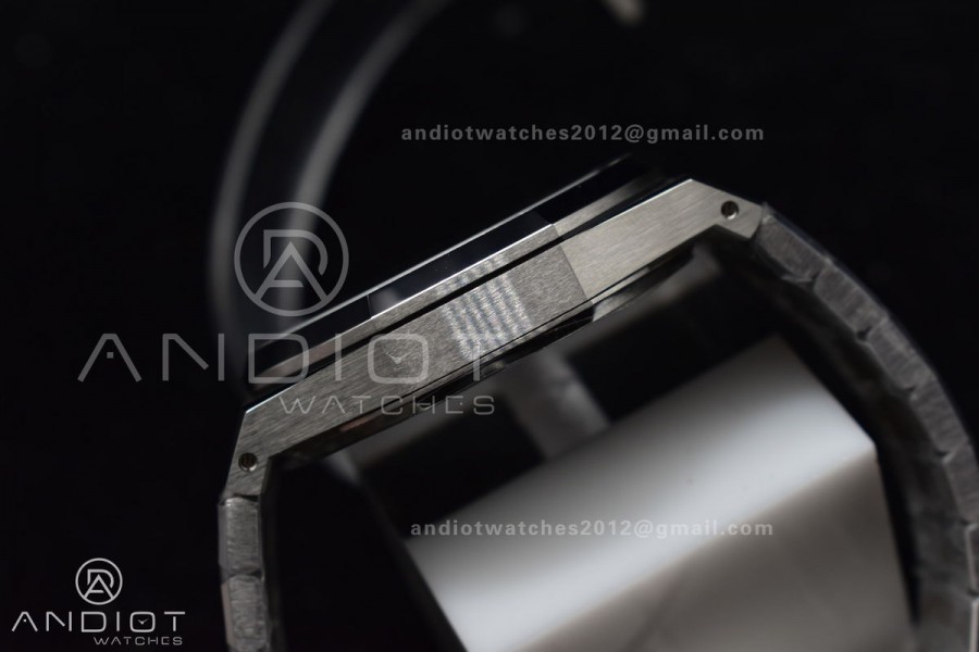 Royal Oak 41mm 15510 "50th Anniversary" SS ZF 1:1 Best Edition Blue Textured Dial on SS Bracelet A4302