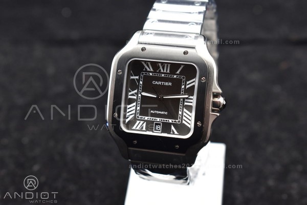 Santos de Cartier 40mm SS 3KF 1:1 Best Edition Whi...
