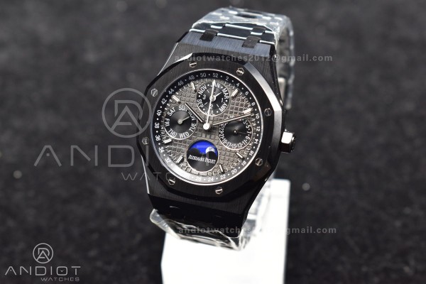 Royal Oak 41mm Perpetual Calendar Black Ceramic AP...