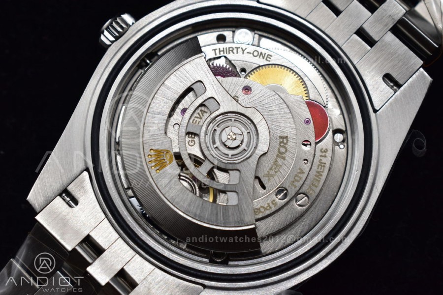 DateJust 41 126334 DIWF 1:1 Best Edition 904L Steel Grey Dial Arabic Marker on Jubilee Bracelet SA3235