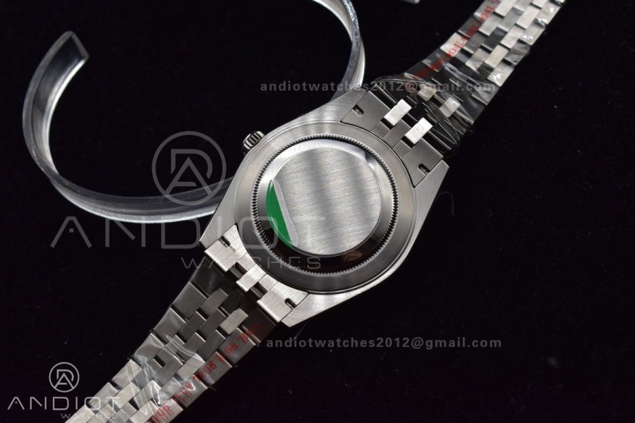 DateJust 41 126334 DIWF 1:1 Best Edition 904L Steel Grey Dial Arabic Marker on Jubilee Bracelet SA3235