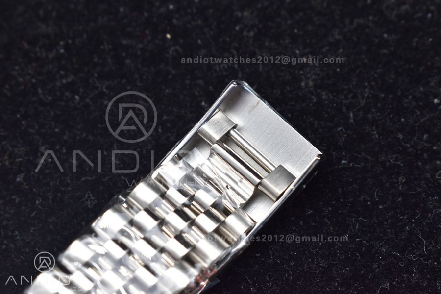 DateJust 41 126334 DIWF 1:1 Best Edition 904L Steel Pink Dial Arabic Marker on Jubilee Bracelet SA3235